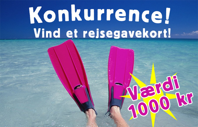 Vind et rejsekort på 1000 kr til din sommerferie!